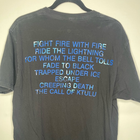 Large Metallica ride the lightning tee shirt. - Picture 2 of 5